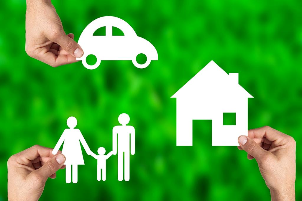 Family discussing financial literacy at home